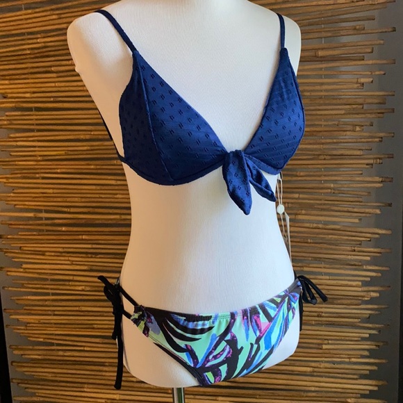 NWT Bikini String Tie Bottoms 2 Mix & Match Multi Colors By Next Sun Protection - Picture 7 of 11